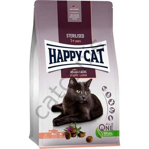 Happy Cat Sterilised Atlantik Lachs Kısırlaştırılmış Somonlu Kedi Maması 10 kg