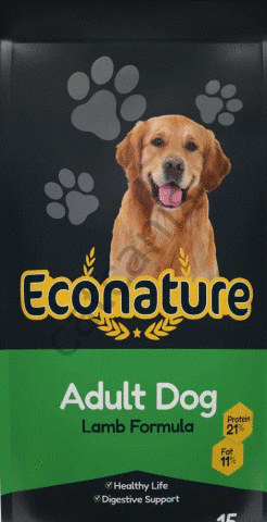 Econature Kuzu Etli Yetişkin Köpek Maması - 15 kg
