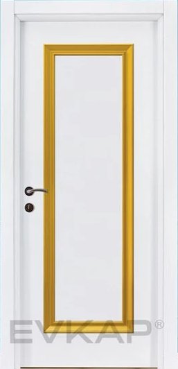 Rustik-404 Beyaz Varak Melamin Kapı