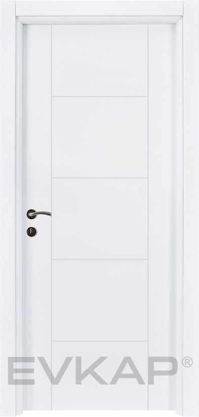 PVC-126 Bute Beyaz Pvc Kapı