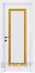 Rustik-401 Beyaz Varak Melamin Kapı