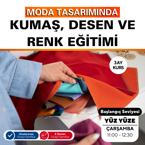 Moda Tasarımında Kumaş Desen ve Renk Eğitimi