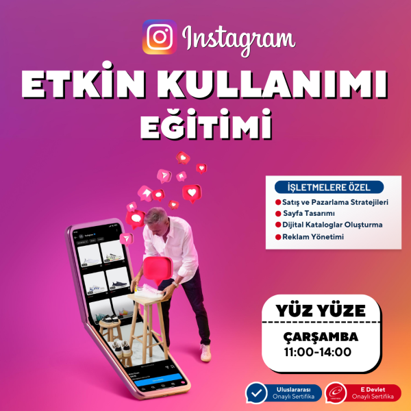 Girişimcilere İnstagram Etkin Kullanımı- Yüz Yüze