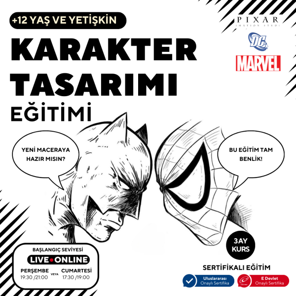 Karakter Tasarımı Eğitimi (12+ Yaş)