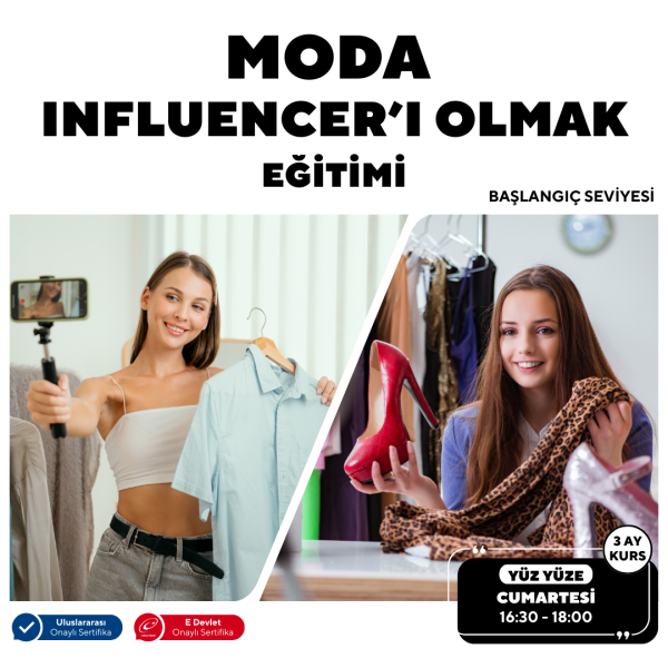 Moda Influencer'ı Olmak Eğitimi ( Yüz yüze)