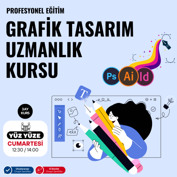 Grafik Tasarım Uzmanlık Kursu - Yüz Yüze