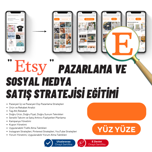 ETSY Pazarlama ve Sosyal Medya Satış Stratejisi Eğitimi