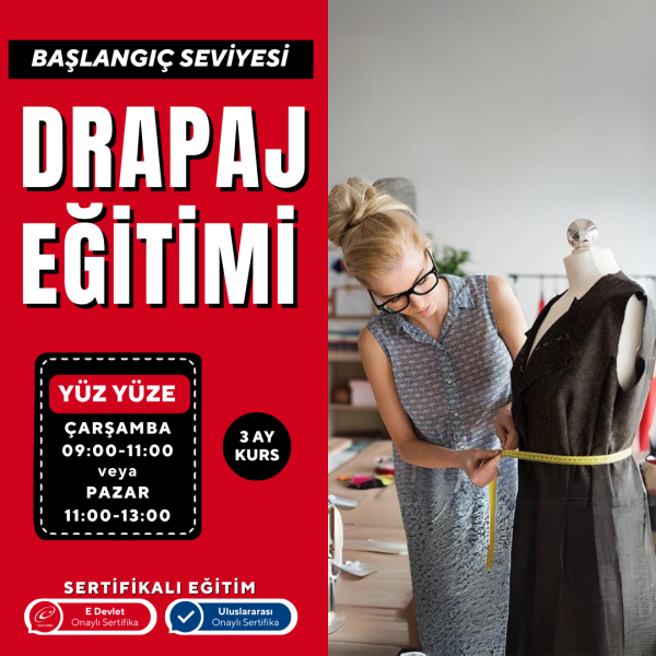 Drapaj Eğitimi (Başlangıç Seviyesi)- Yüz Yüze