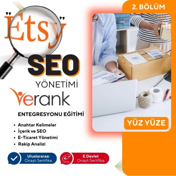 Etsy Seo ve E-Rank Entegrasyonu Eğitimi- Yüz Yüze