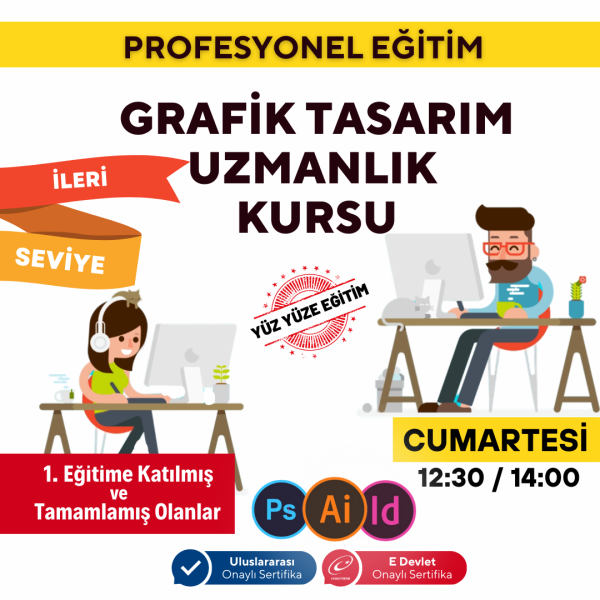 Grafik Tasarım Uzmanlık Kursu (İleri Seviye) - Yüz Yüze