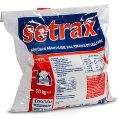 Setrax Ağartıcısız Az Köpüren Ana Yıkama Deterjanı 20 Kg