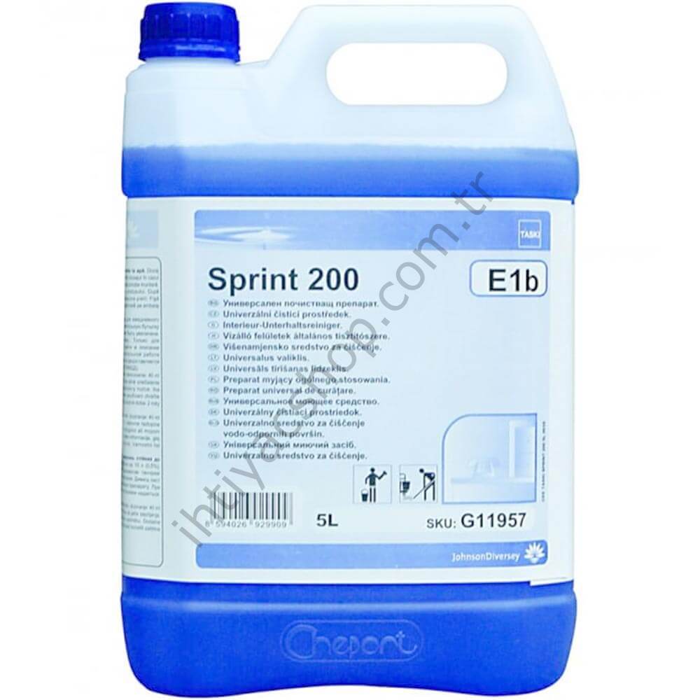 Diversey Taski Sprint 200 Genel Amaçlı Yüzey Temizlik Ürünü 5 L