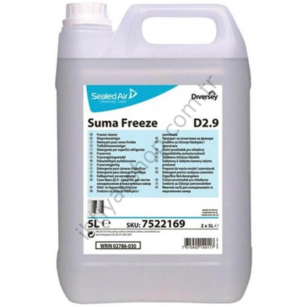 Diversey Suma Freeze D2.9 Derin Dondurucular İçin Temizlik Maddesi 5 L