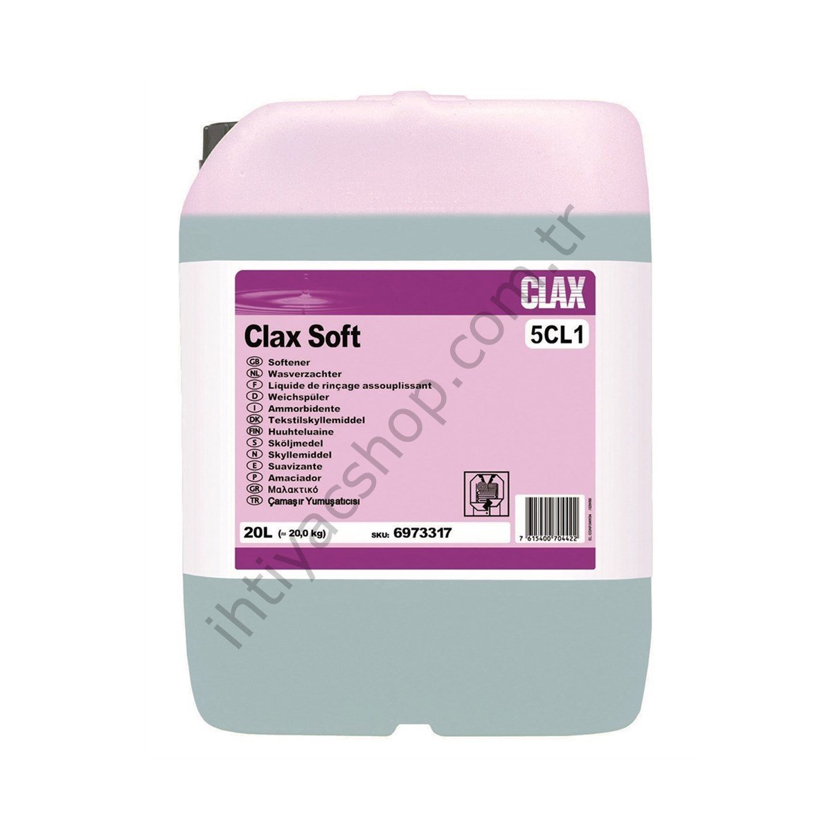 Clax Soft 5CL1 Çamaşır Yumuşatıcı 20 Kg