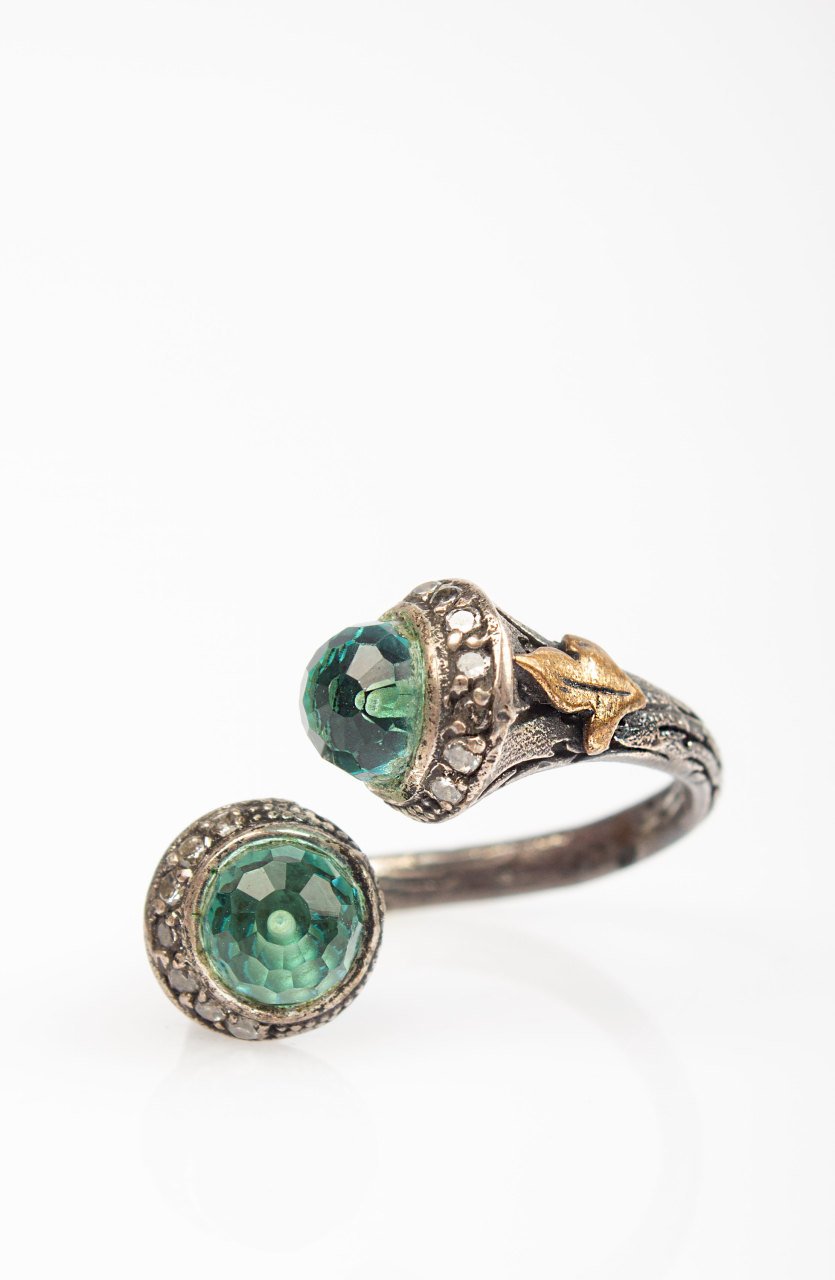 Oriental Green Stone Ring
