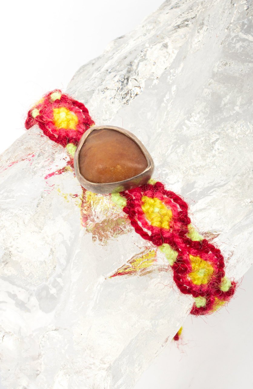 Sea Stone Bracelet / Orange