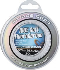 Savage gear Soft Fluoro Carbon 0,17 mm 50 m 2.10 kg 4.6 lb Misina