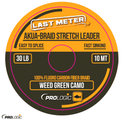 Prologıc Akua-Braid Leader 10 m 30 LBS Camo Green