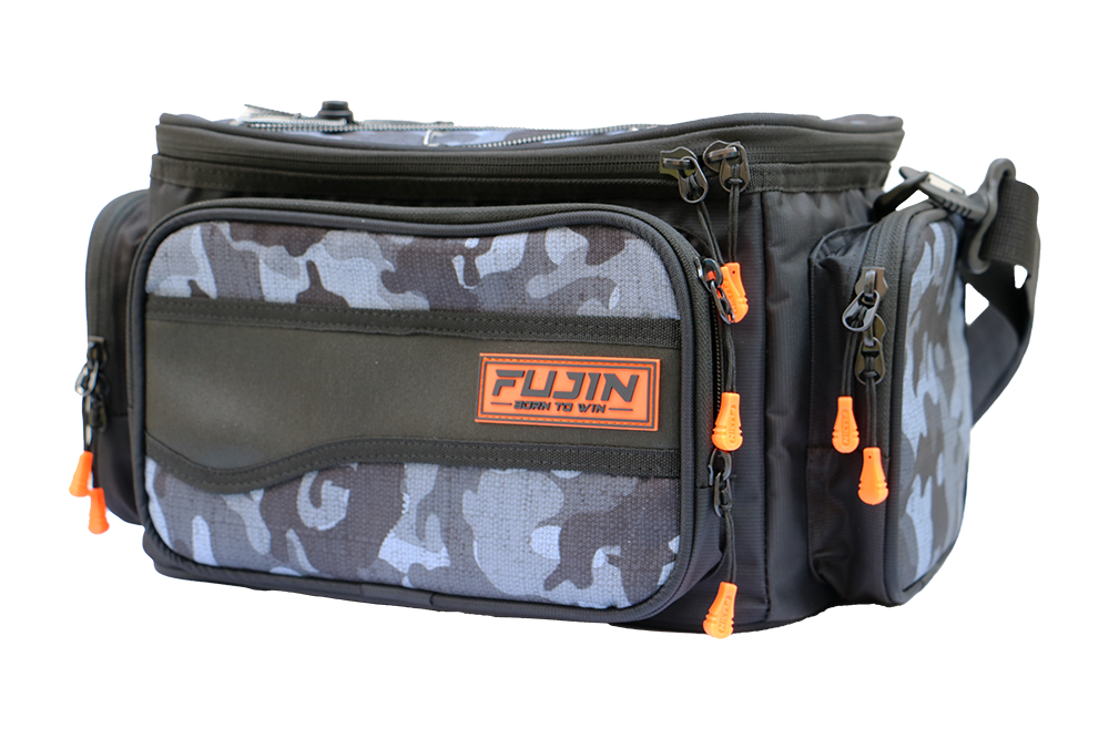 Fujin Black Camo Helper Bag - Balıkçı Çantası