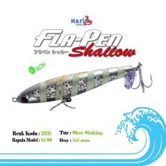 Maria Fla-Pen Shallow 85mm  sahte balık