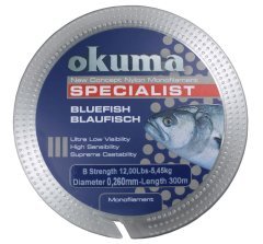 Okuma Bluefish 300 mt 14,50 lb 6,59 kg 0,28 mm Clear Misina