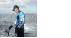 Ahoy Long And Short Sleeve Together Fishing Shirt -Marlin Mania - Blue