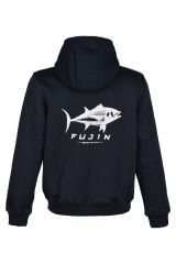 Fujin Tuna Hoodie Black Sweatshirt Erkek