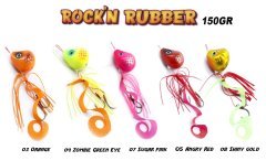 Fujin Rock'n Rubber 150gr Tai Rubber Set