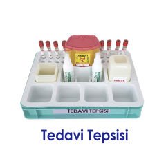 Tedavi Tepsisi - TK2122 - Medkan - 10 Bölmeli Boş Tepsi