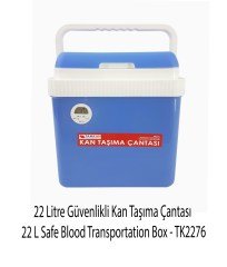 ⭐⭐⭐⭐⭐ 22 Litre Güvenlikli Kan Taşıma Çantası - 22 L Safe Blood Transportation Box - TK2276