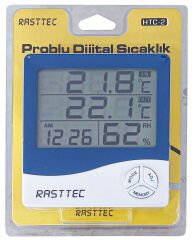 Isı ve Nem Ölçer - İç ve Dış Sıcaklık İle Nem - TK0602 - RASTTEC