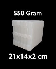 550 Gram Jelli Buz Aküsü - 6 adet - 21x14x2 cm