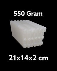 550 Gram Jelli Buz Aküsü - 6 adet - 21x14x2 cm