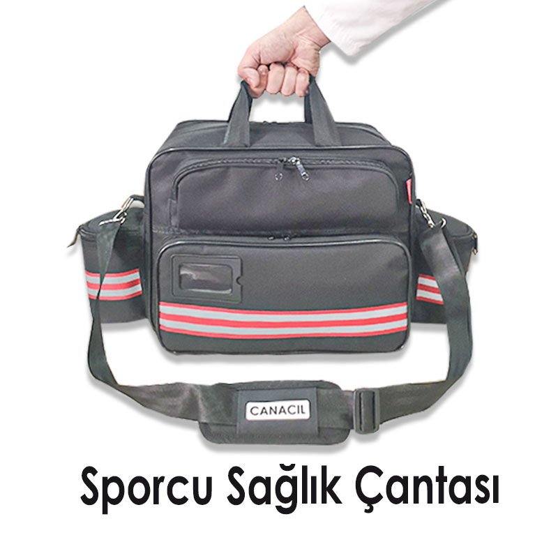 Profesyonel Sporcu Sağlık Çantası - SİYAH - CANACIL -TK4135 - Şayan Serisi