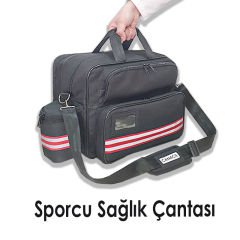 Profesyonel Sporcu Sağlık Çantası - SİYAH - CANACIL -TK4135 - Şayan Serisi