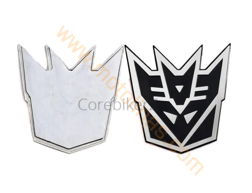 MOTOSİKLET OTOMOBİL TRANSFORMERS ETİKET SİYAH