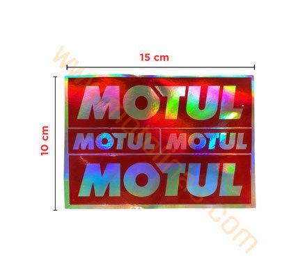 MOTUL HOLOGRAM STİCKER - 4 PARÇA SET