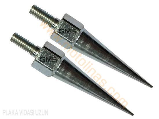 MOTOSİKLET SİVRİ VİDA NİKEL 6mm ÖZEL YAPIM