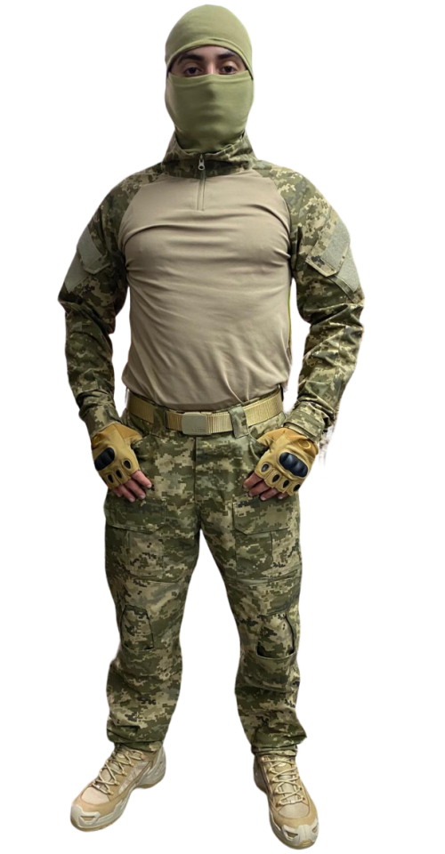 Piksel Combat Model Tişört Pantolon Takım
