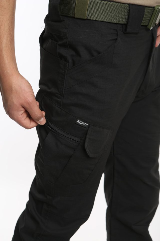 Attack Tactical Marka 703 Model Siyah Pantolon Likralı