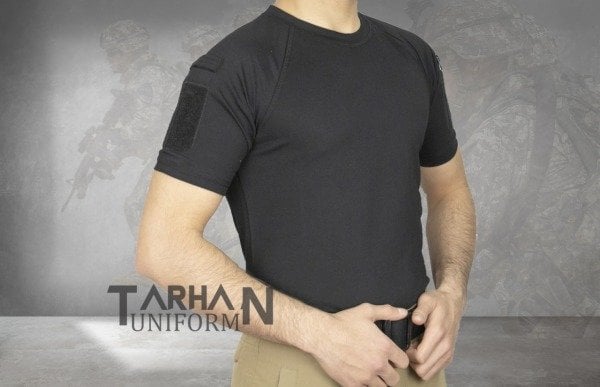 Siyah Tactical Tişört,801  Outdoor Taktik Tişört