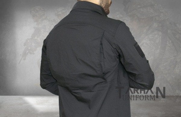 Siyah Tactical Gömlek, Outdoor Taktik Gömlek