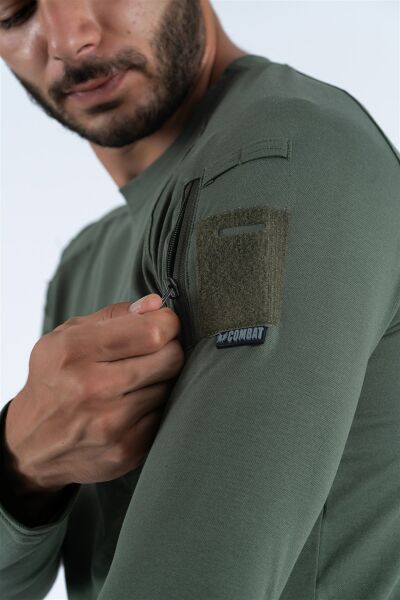 Tactical T-Shirt Pike Uzun Kol, HAKİ-CMB-PIKE-UK-801-001