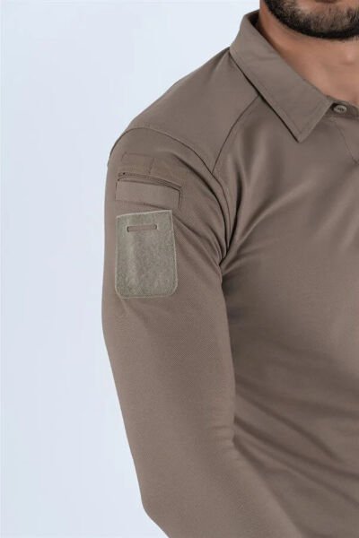 Tactical T-Shirt 802 Pike Uzun Kol, Bej