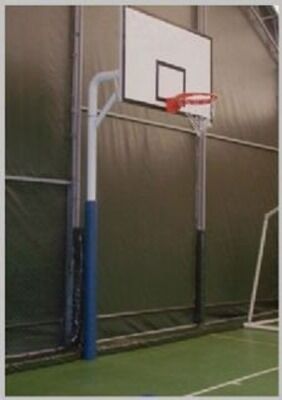 Basketbol  Potası  Tek Direk Boru 18 mm. MDF Panya 105x180 cm