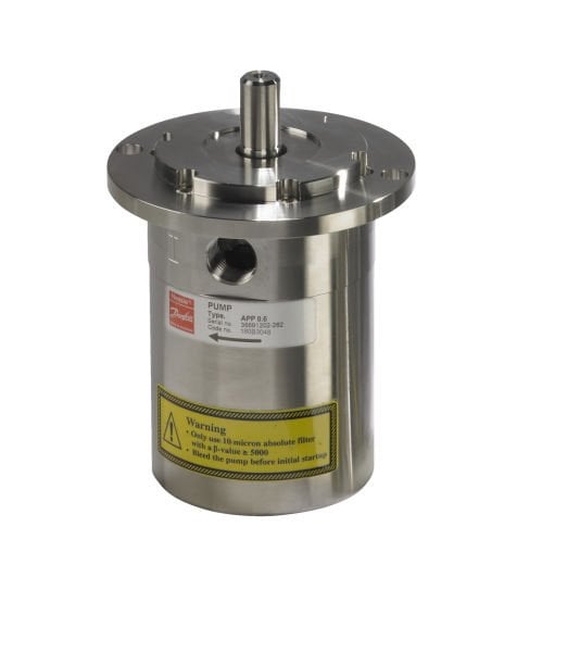 APP0.6 Axial piston pump w. integrated flushing valve