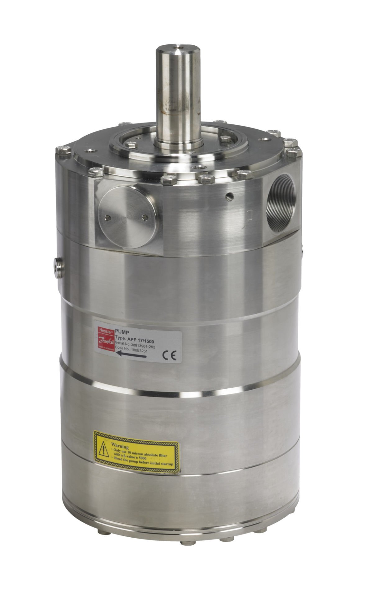 APP17/1500 Axial piston pump w. integrated flushing valve
