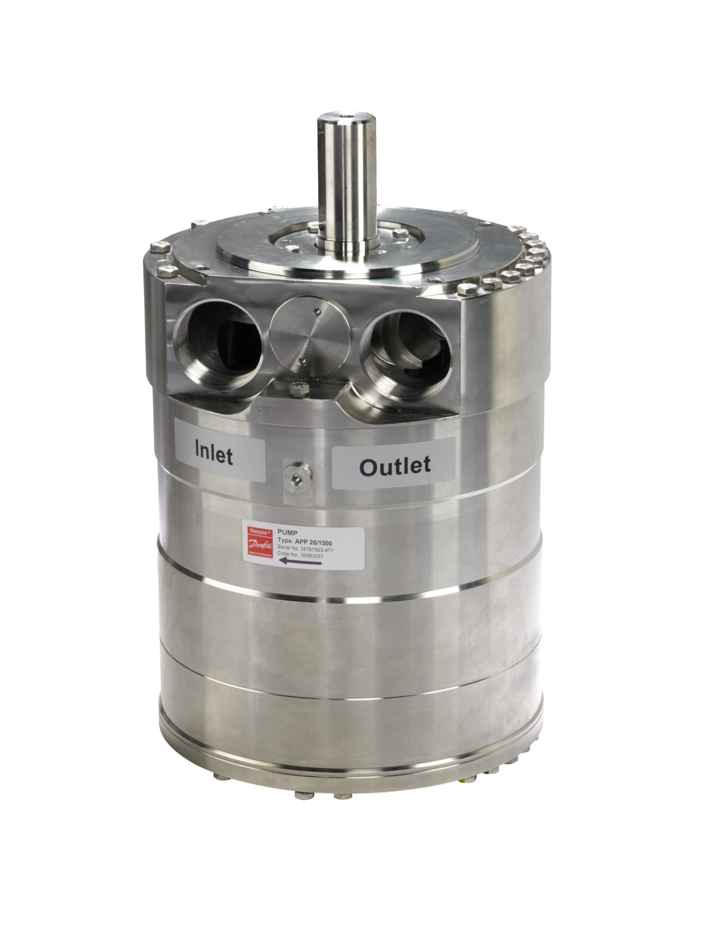 APP26/1500 Axial piston pump w. integrated flushing valve