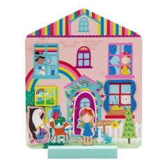 FLOSS & ROCK Mıknatıslı Ev Giydirme Seti / Rainbow Fairy