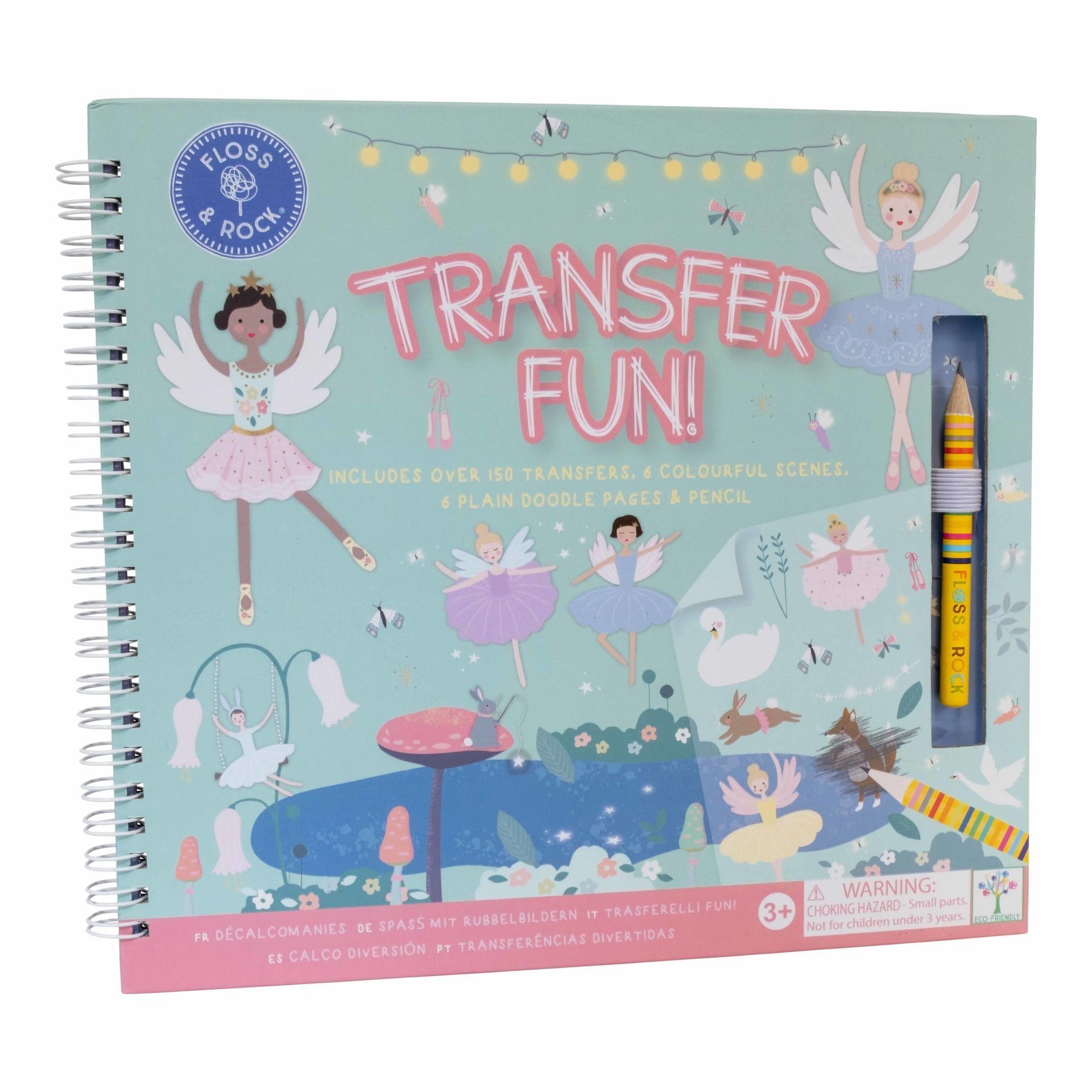 FLOSS & ROCK Transfer Fun Aktivite Kitabı / Enchanted *YENİ*